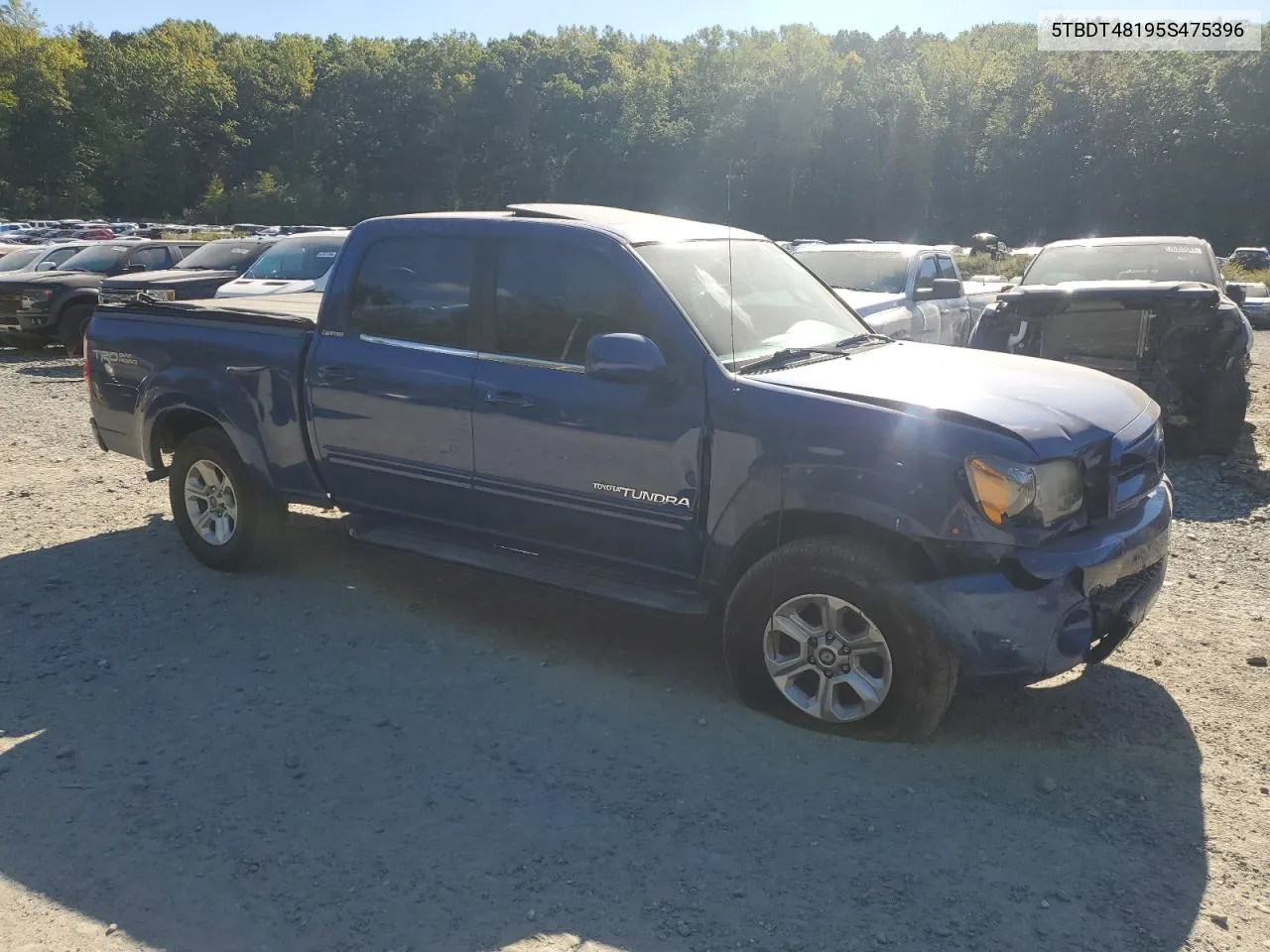 2005 Toyota Tundra Double Cab Limited VIN: 5TBDT48195S475396 Lot: 74563634