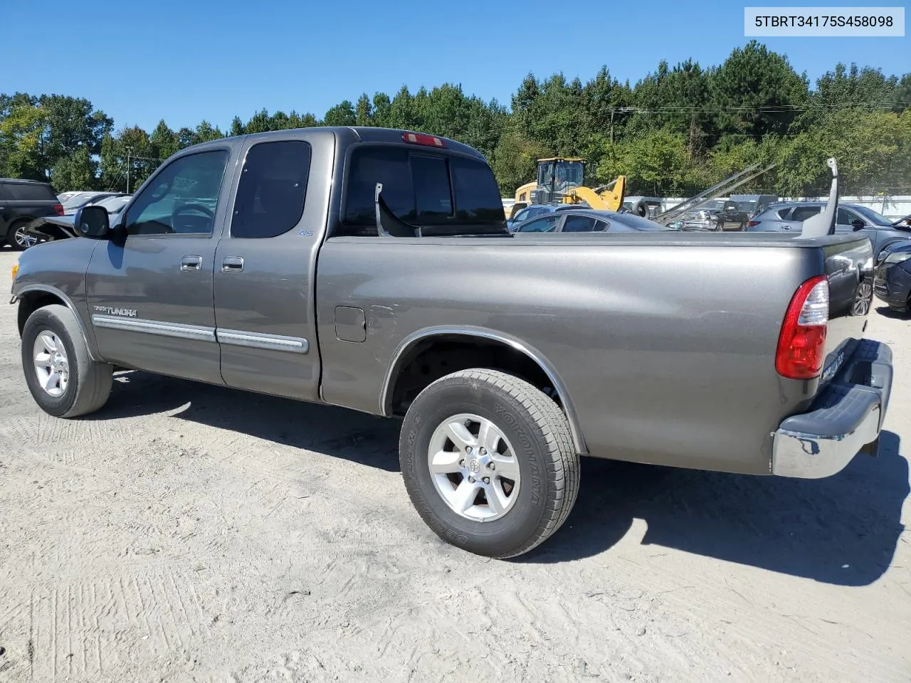 2005 Toyota Tundra Access Cab Sr5 VIN: 5TBRT34175S458098 Lot: 74591354