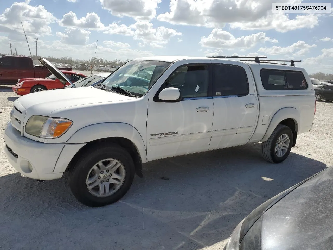 2005 Toyota Tundra Double Cab Limited VIN: 5TBDT48175S476904 Lot: 74909484