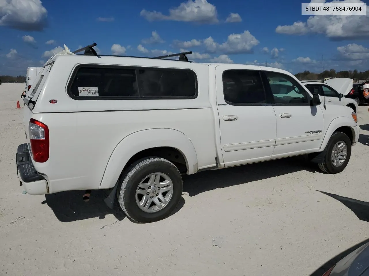 2005 Toyota Tundra Double Cab Limited VIN: 5TBDT48175S476904 Lot: 74909484