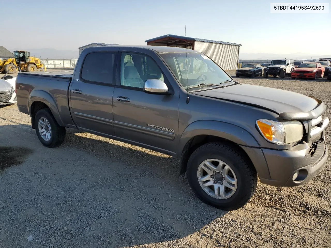 2005 Toyota Tundra Double Cab Sr5 VIN: 5TBDT44195S492690 Lot: 75006514