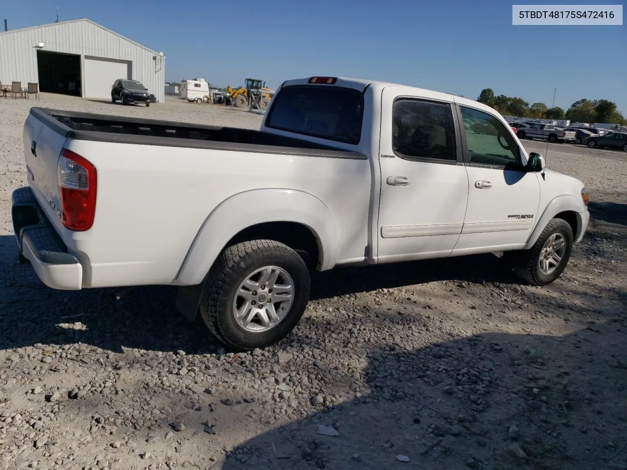 5TBDT48175S472416 2005 Toyota Tundra Double Cab Limited