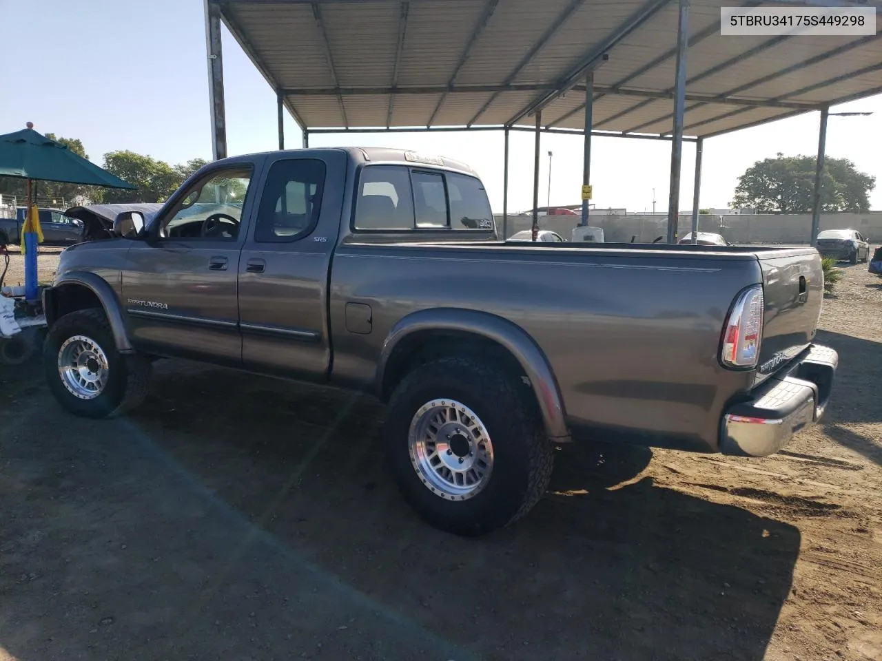 2005 Toyota Tundra Access Cab Sr5 VIN: 5TBRU34175S449298 Lot: 75697654