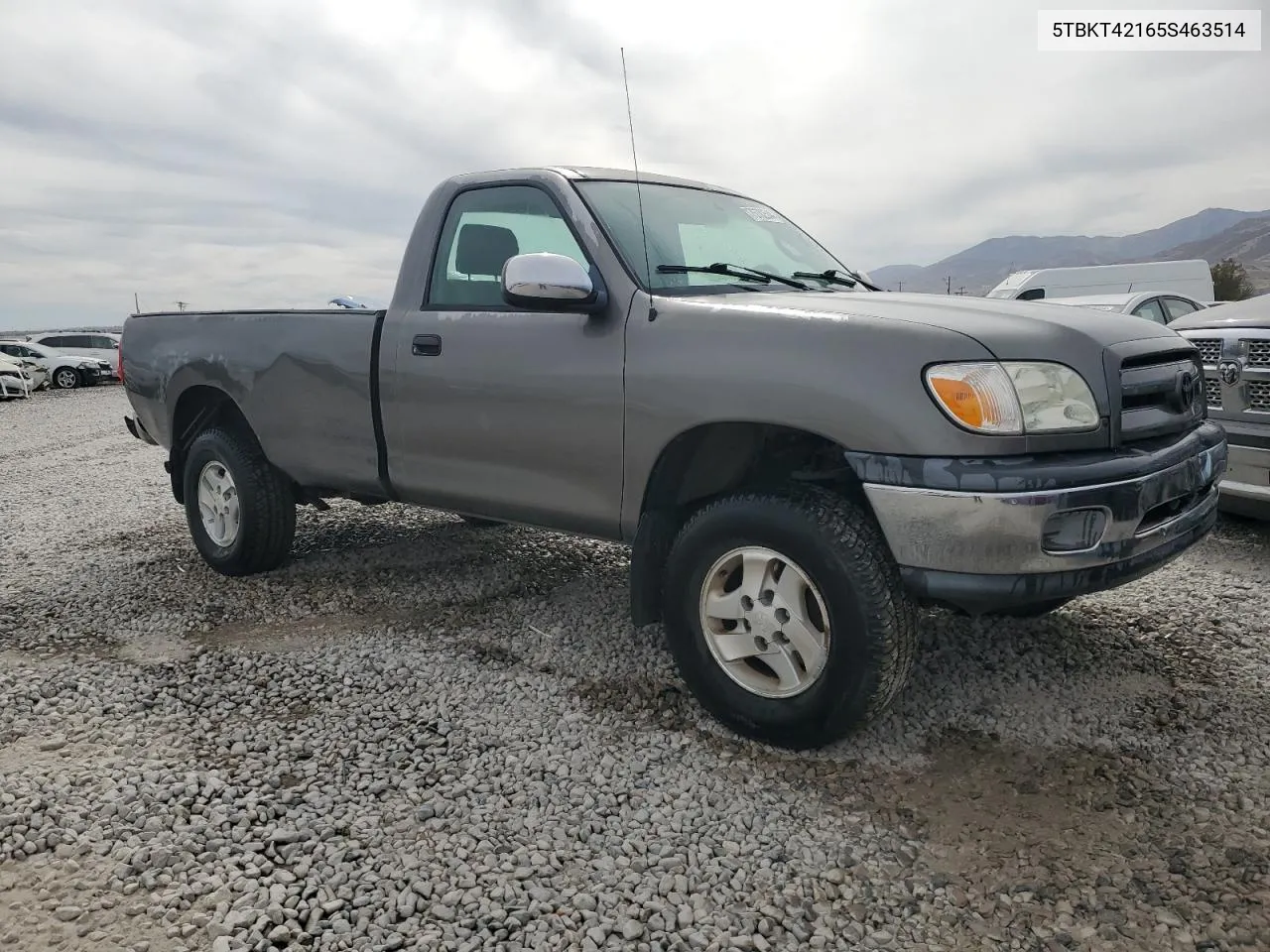 2005 Toyota Tundra VIN: 5TBKT42165S463514 Lot: 75702544