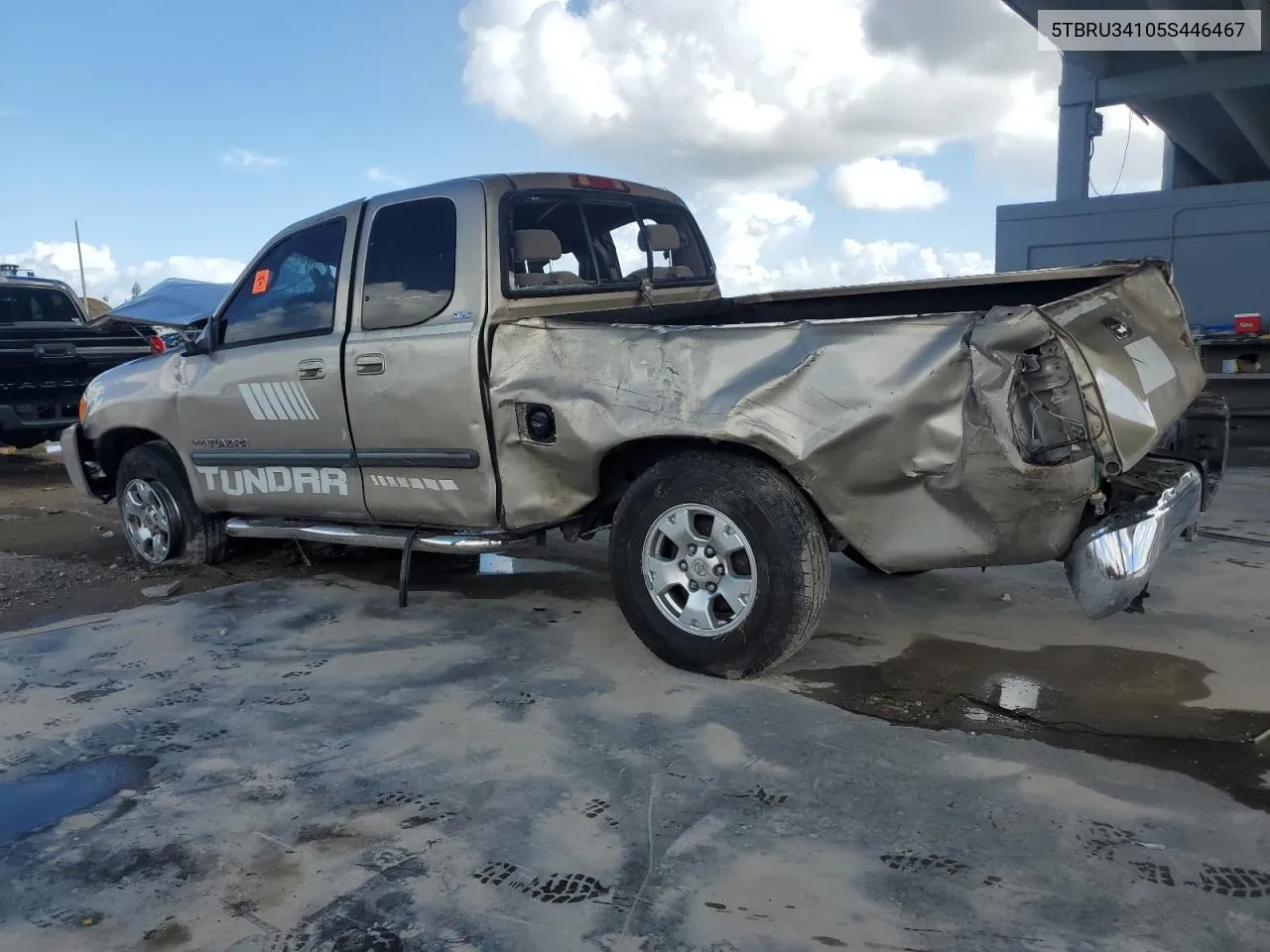 2005 Toyota Tundra Access Cab Sr5 VIN: 5TBRU34105S446467 Lot: 75841484