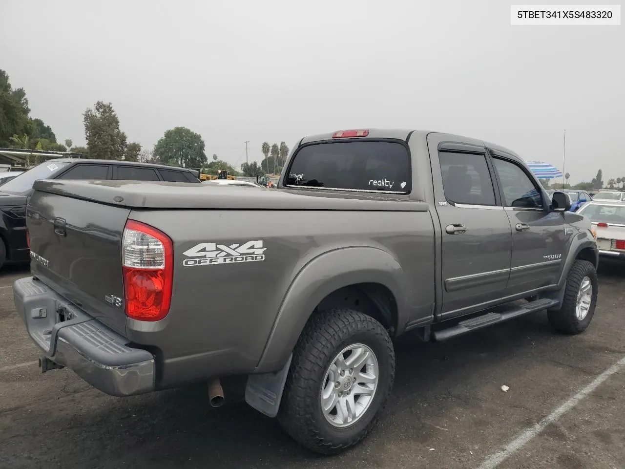 2005 Toyota Tundra Double Cab Sr5 VIN: 5TBET341X5S483320 Lot: 76346164