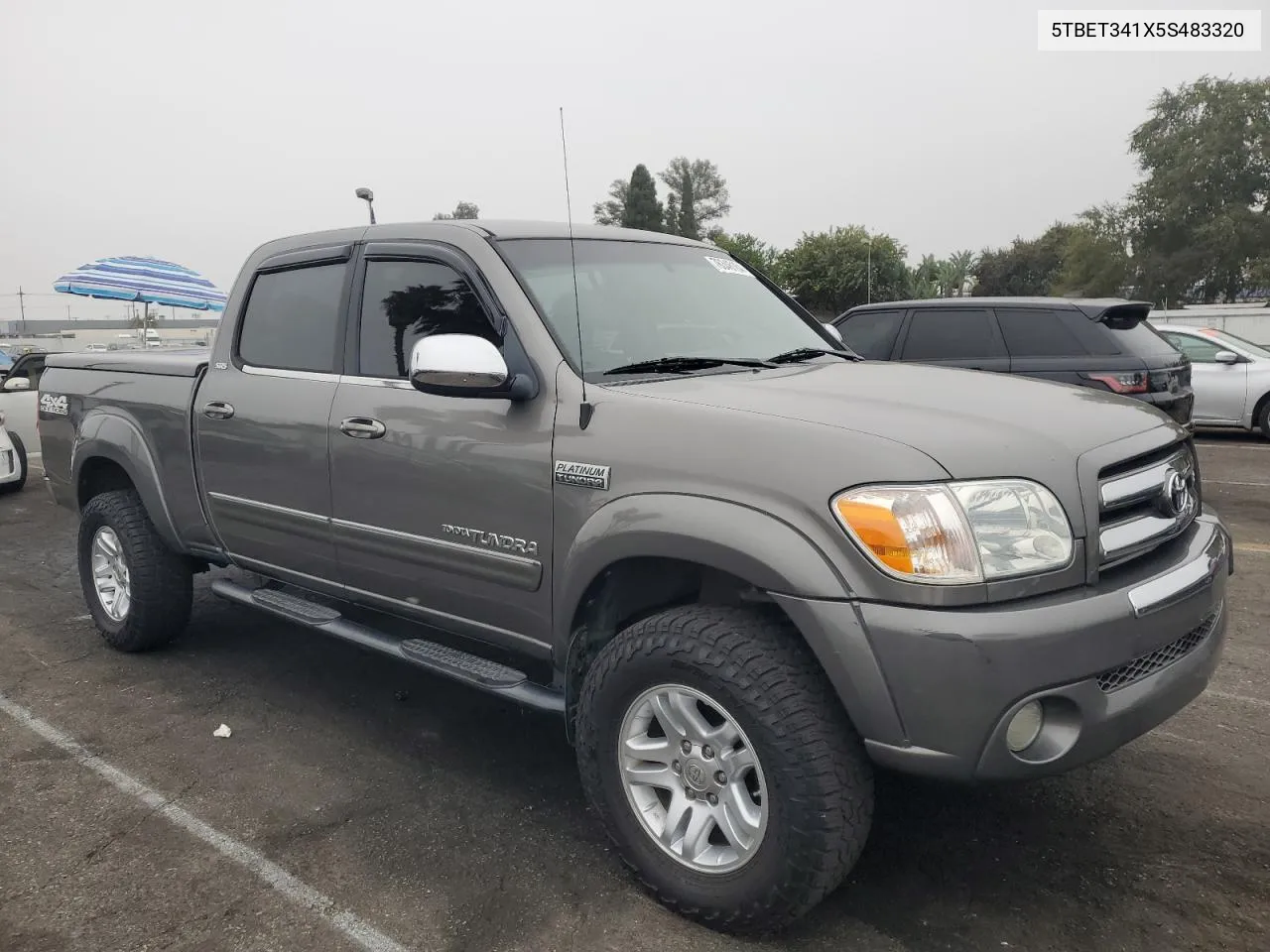 2005 Toyota Tundra Double Cab Sr5 VIN: 5TBET341X5S483320 Lot: 76346164