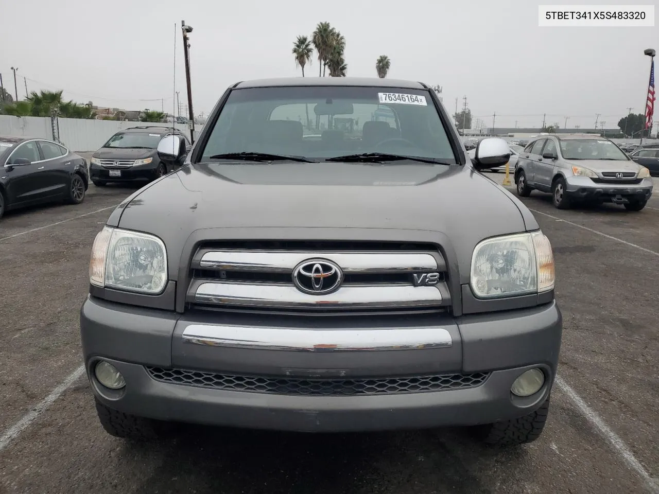 2005 Toyota Tundra Double Cab Sr5 VIN: 5TBET341X5S483320 Lot: 76346164