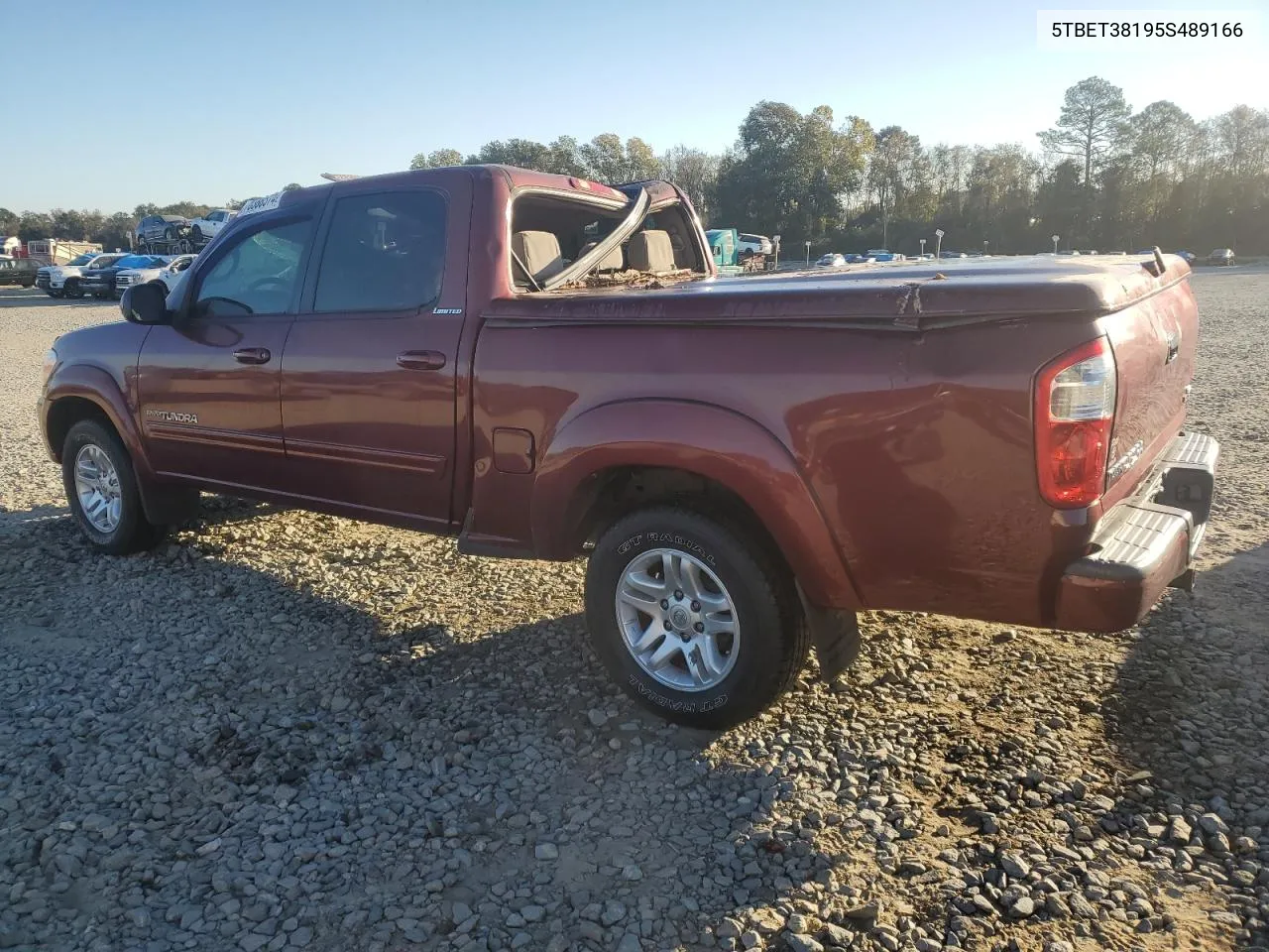 2005 Toyota Tundra Double Cab Limited VIN: 5TBET38195S489166 Lot: 76388574