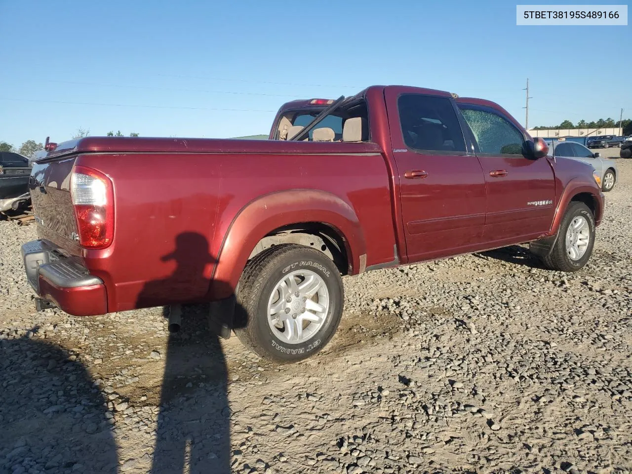 2005 Toyota Tundra Double Cab Limited VIN: 5TBET38195S489166 Lot: 76388574