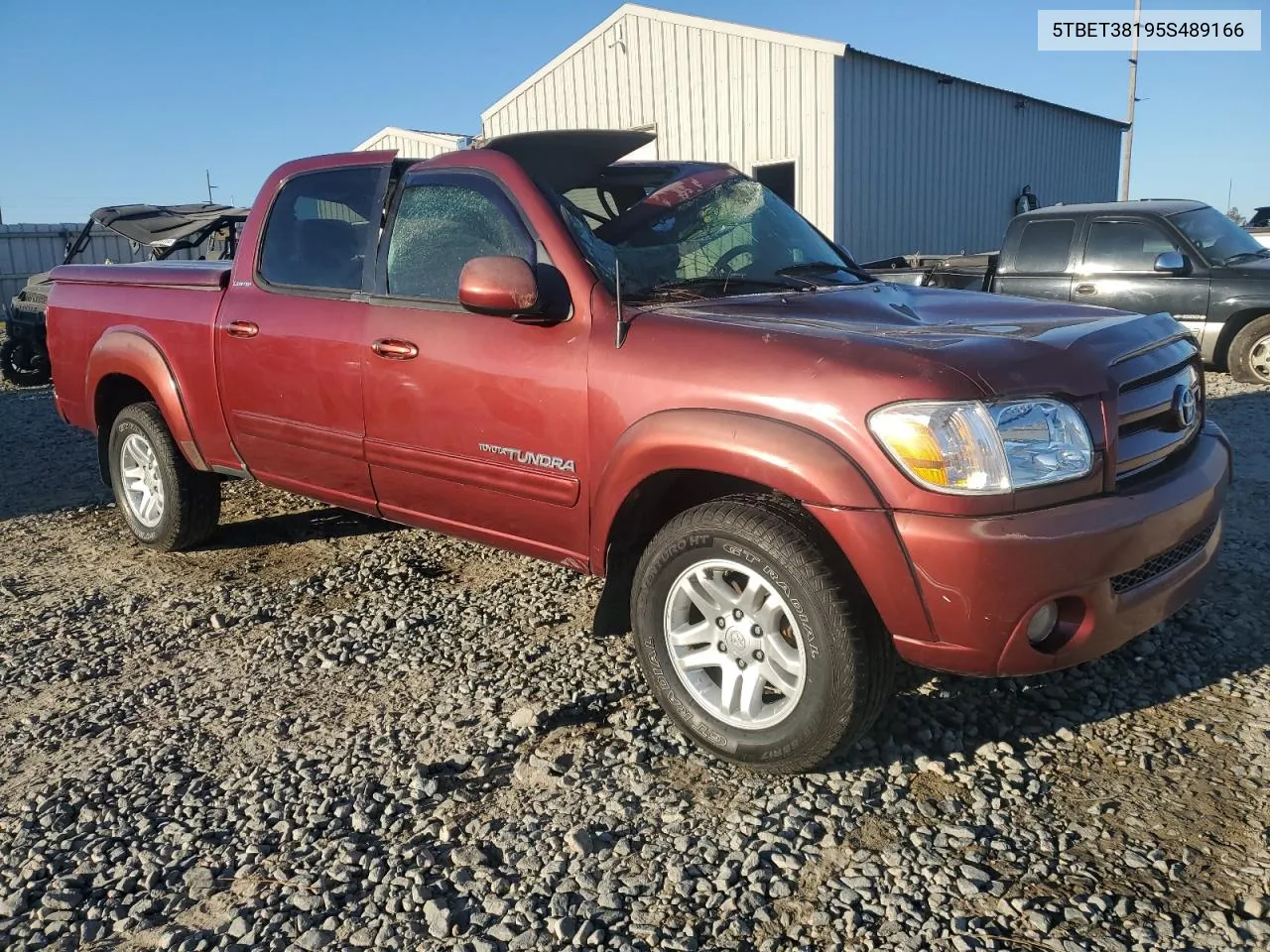 2005 Toyota Tundra Double Cab Limited VIN: 5TBET38195S489166 Lot: 76388574