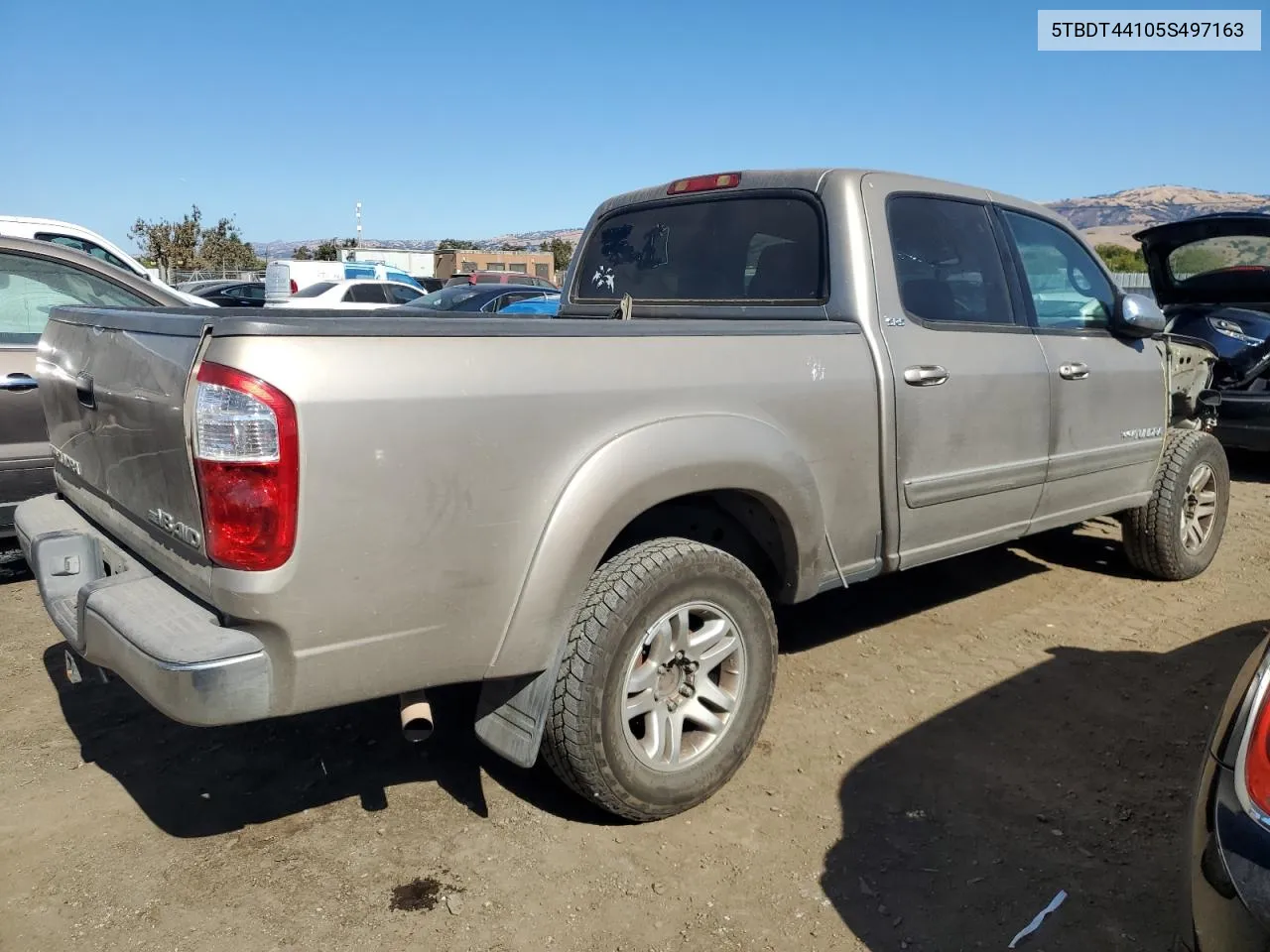 5TBDT44105S497163 2005 Toyota Tundra Double Cab Sr5