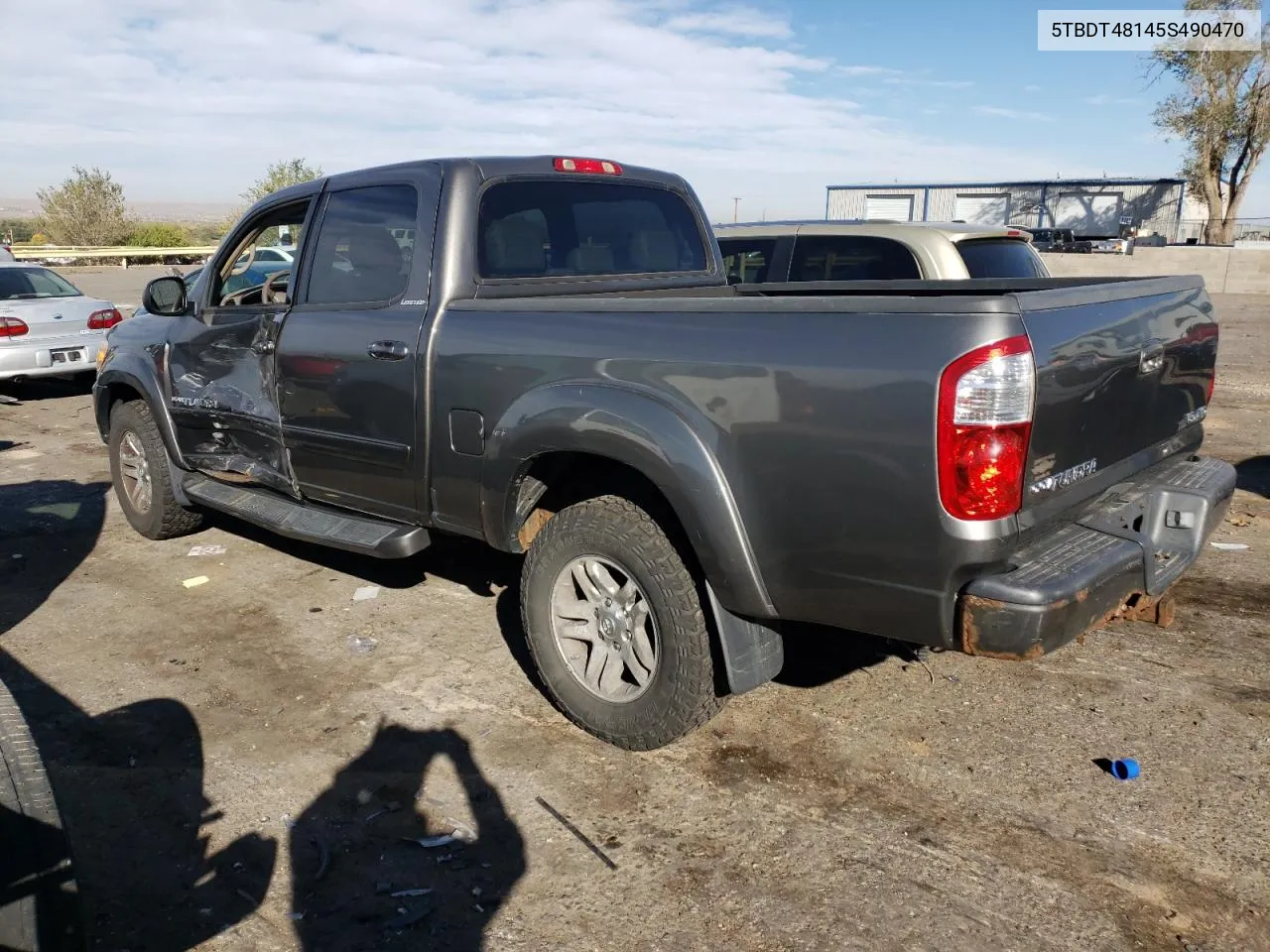 2005 Toyota Tundra Double Cab Limited VIN: 5TBDT48145S490470 Lot: 76681944