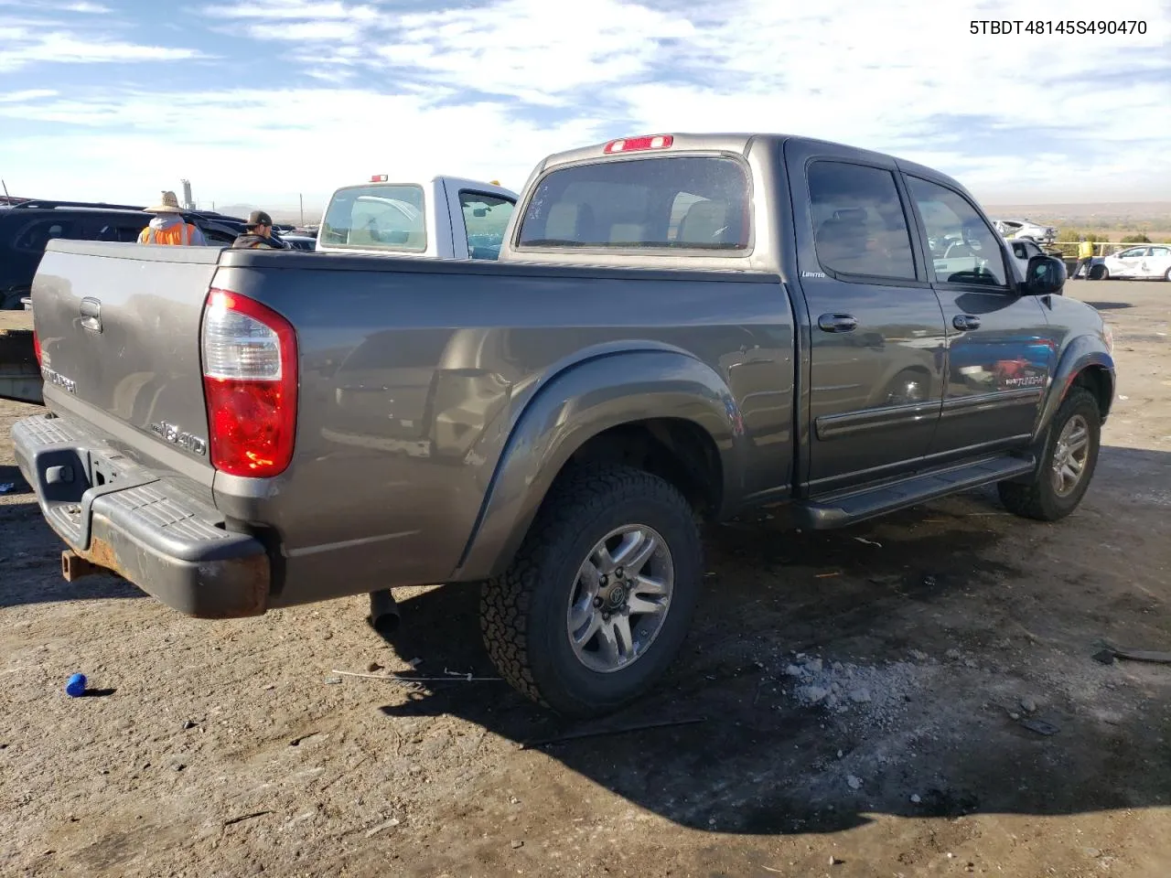 2005 Toyota Tundra Double Cab Limited VIN: 5TBDT48145S490470 Lot: 76681944