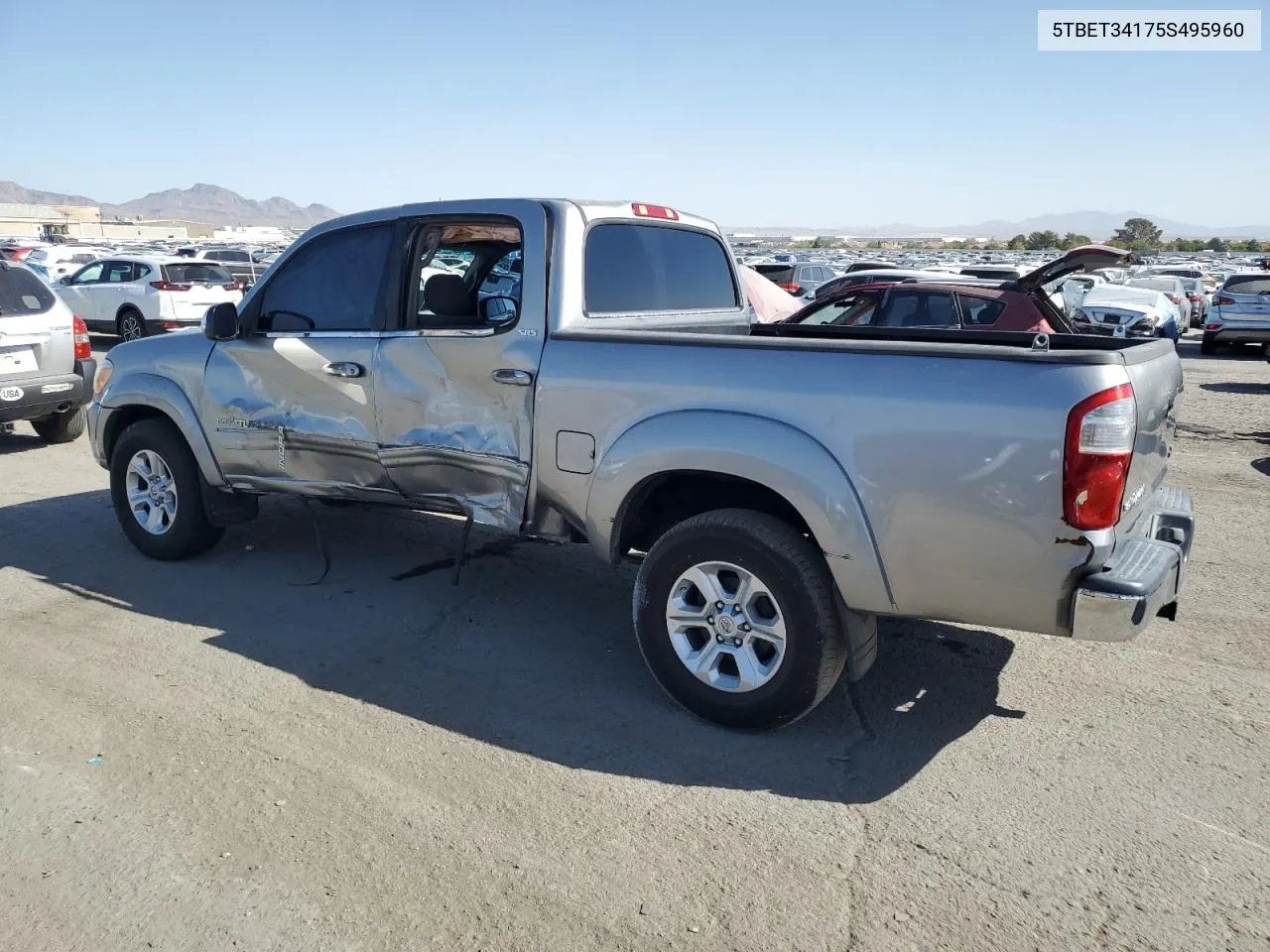 2005 Toyota Tundra Double Cab Sr5 VIN: 5TBET34175S495960 Lot: 76837414