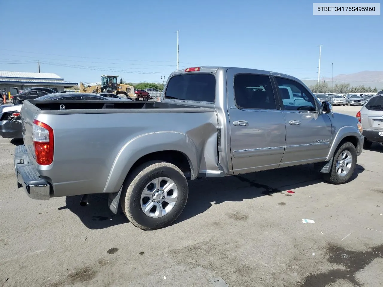 2005 Toyota Tundra Double Cab Sr5 VIN: 5TBET34175S495960 Lot: 76837414