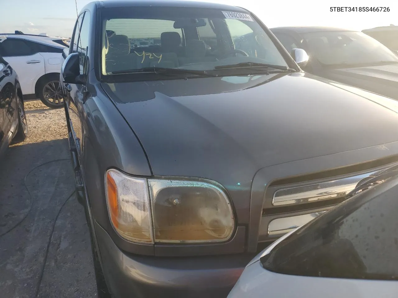 2005 Toyota Tundra Double Cab Sr5 VIN: 5TBET34185S466726 Lot: 76923844