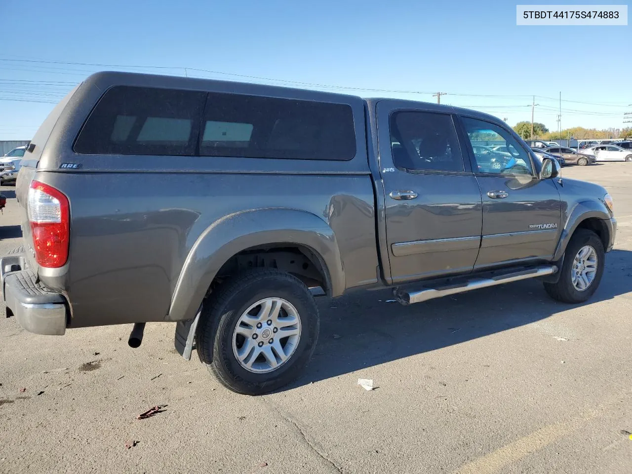 2005 Toyota Tundra Double Cab Sr5 VIN: 5TBDT44175S474883 Lot: 76973584