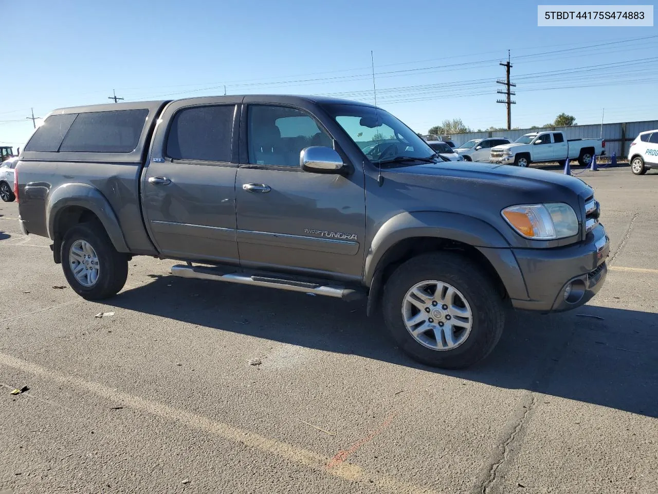 2005 Toyota Tundra Double Cab Sr5 VIN: 5TBDT44175S474883 Lot: 76973584