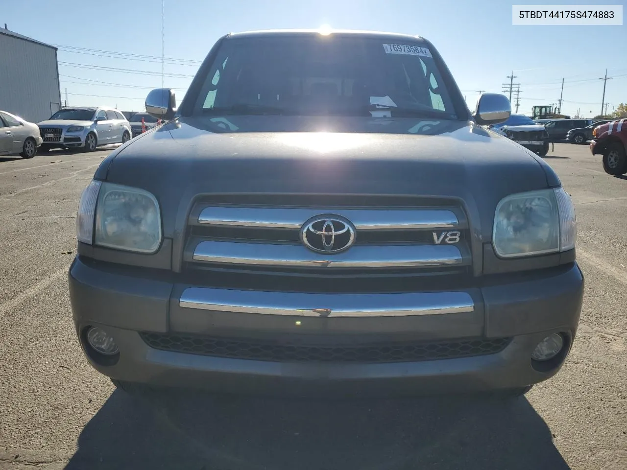 2005 Toyota Tundra Double Cab Sr5 VIN: 5TBDT44175S474883 Lot: 76973584