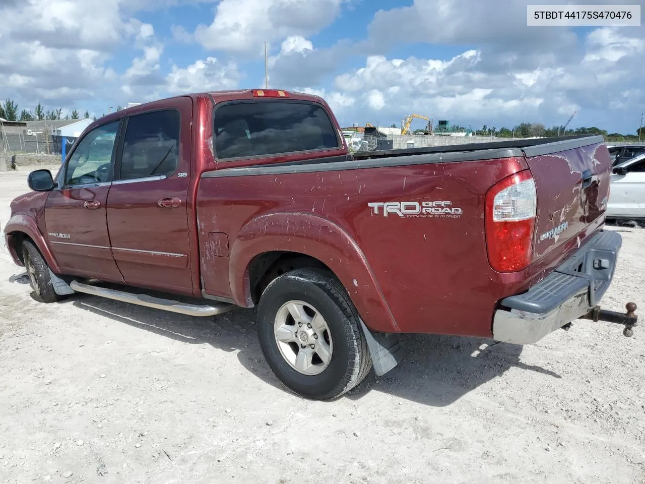 2005 Toyota Tundra Double Cab Sr5 VIN: 5TBDT44175S470476 Lot: 77071764