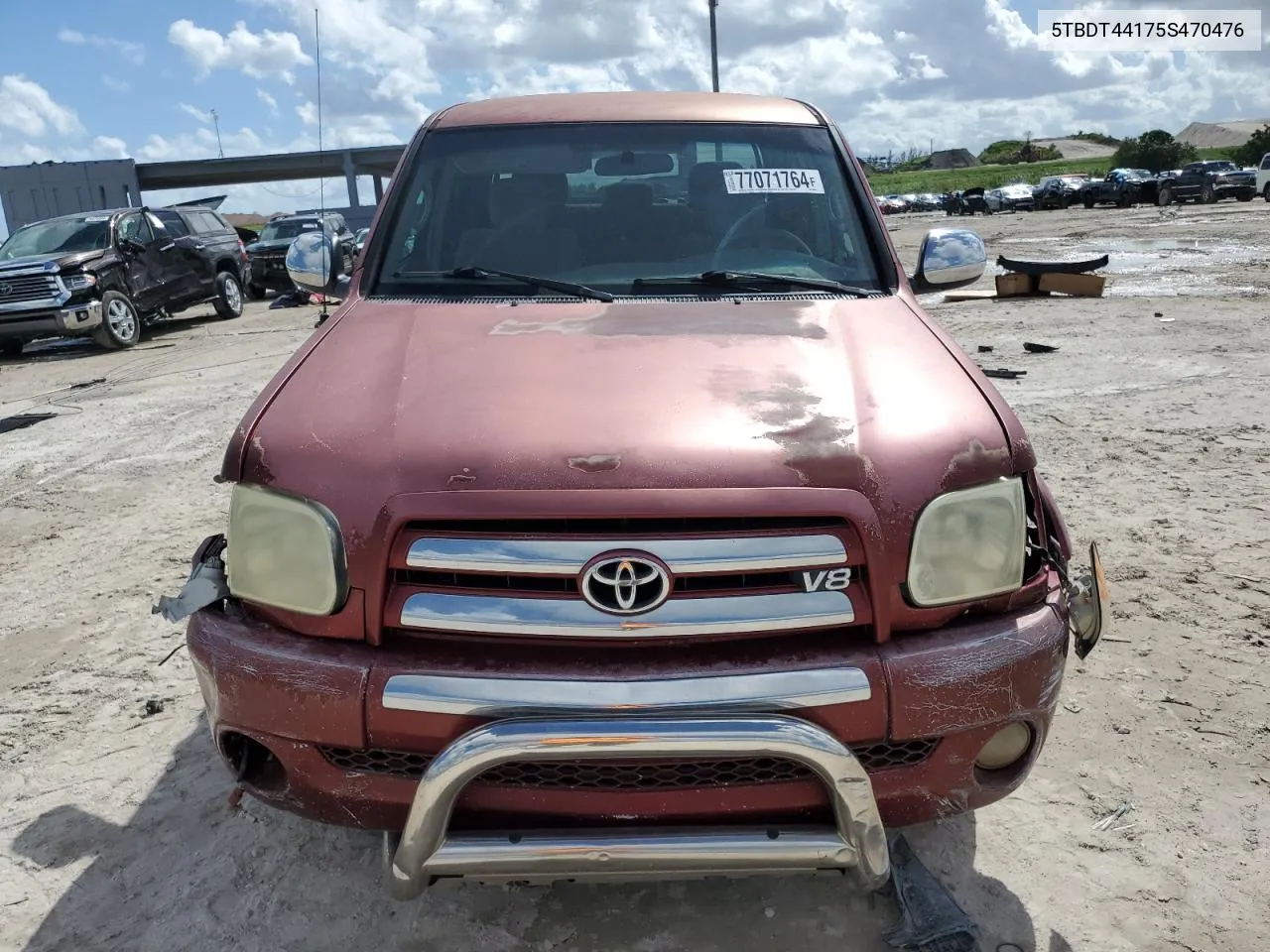 2005 Toyota Tundra Double Cab Sr5 VIN: 5TBDT44175S470476 Lot: 77071764