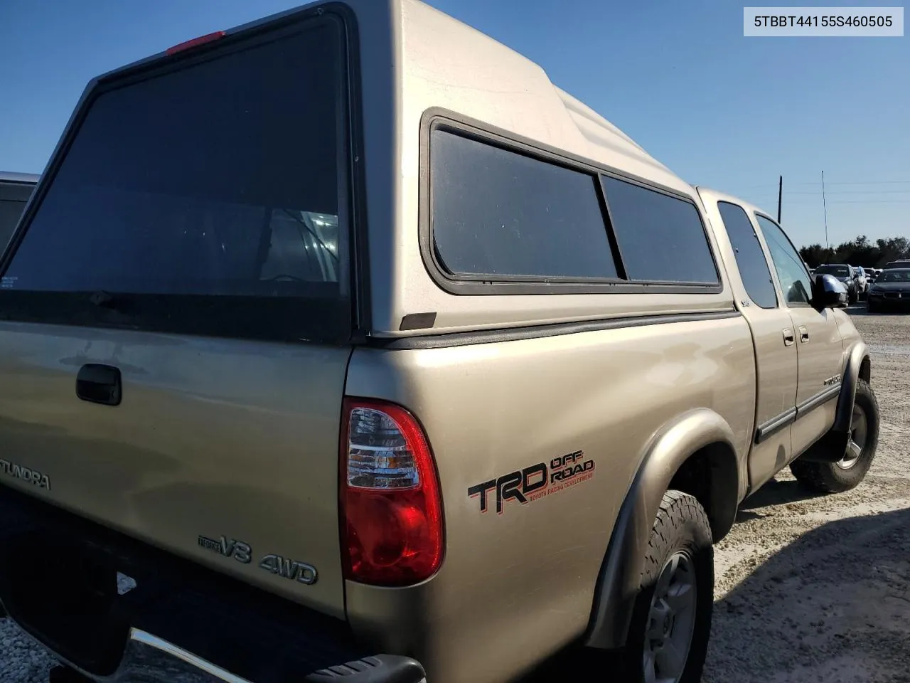 2005 Toyota Tundra Access Cab Sr5 VIN: 5TBBT44155S460505 Lot: 77484414