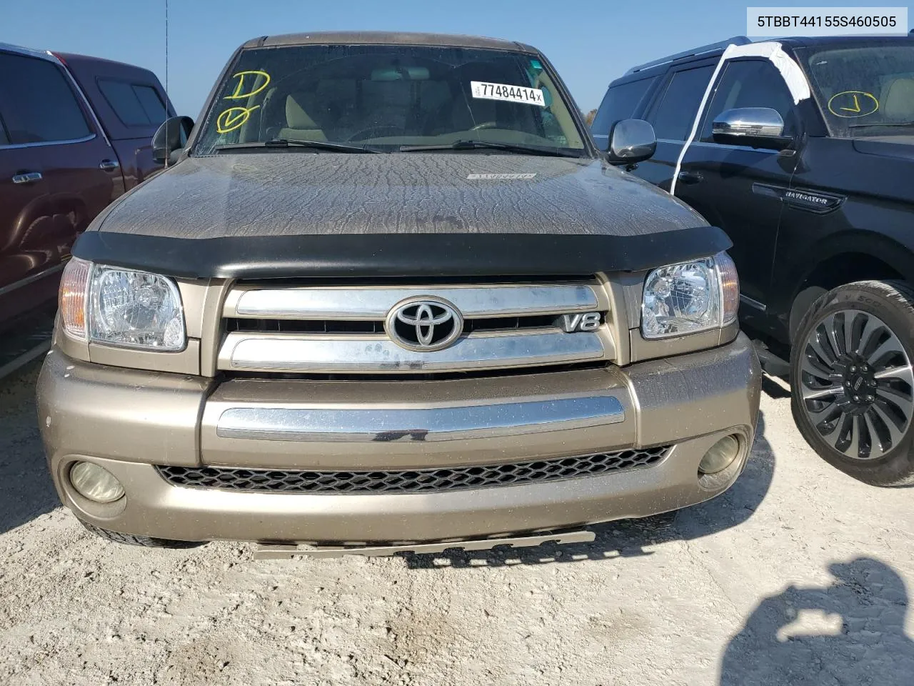 2005 Toyota Tundra Access Cab Sr5 VIN: 5TBBT44155S460505 Lot: 77484414