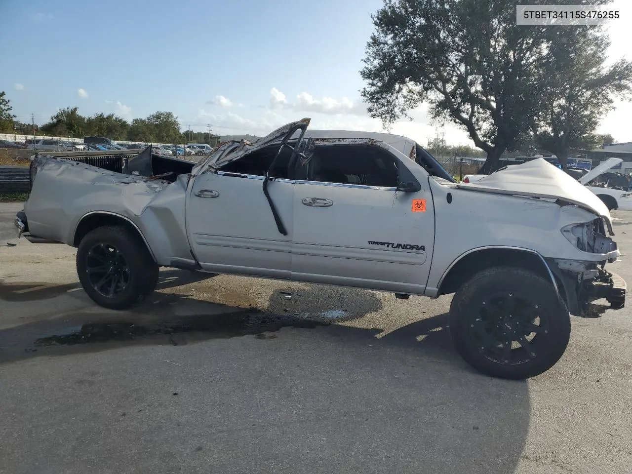 2005 Toyota Tundra Double Cab Sr5 VIN: 5TBET34115S476255 Lot: 77501154