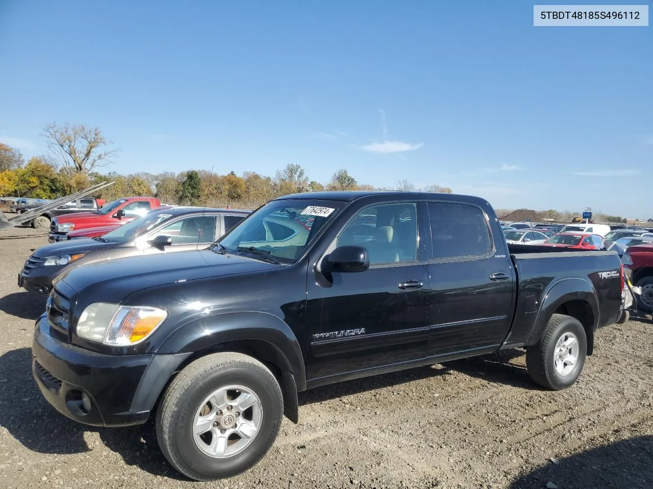 5TBDT48185S496112 2005 Toyota Tundra Double Cab Limited