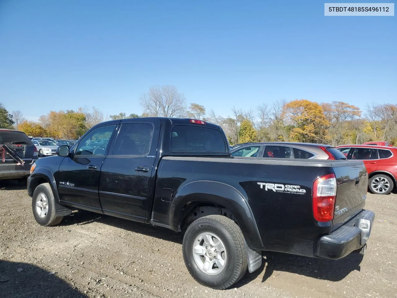 5TBDT48185S496112 2005 Toyota Tundra Double Cab Limited