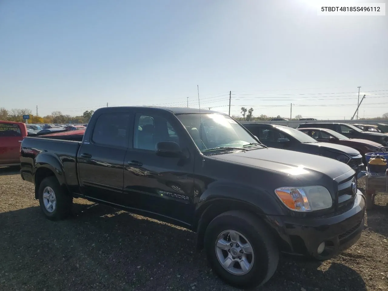 2005 Toyota Tundra Double Cab Limited VIN: 5TBDT48185S496112 Lot: 77642974