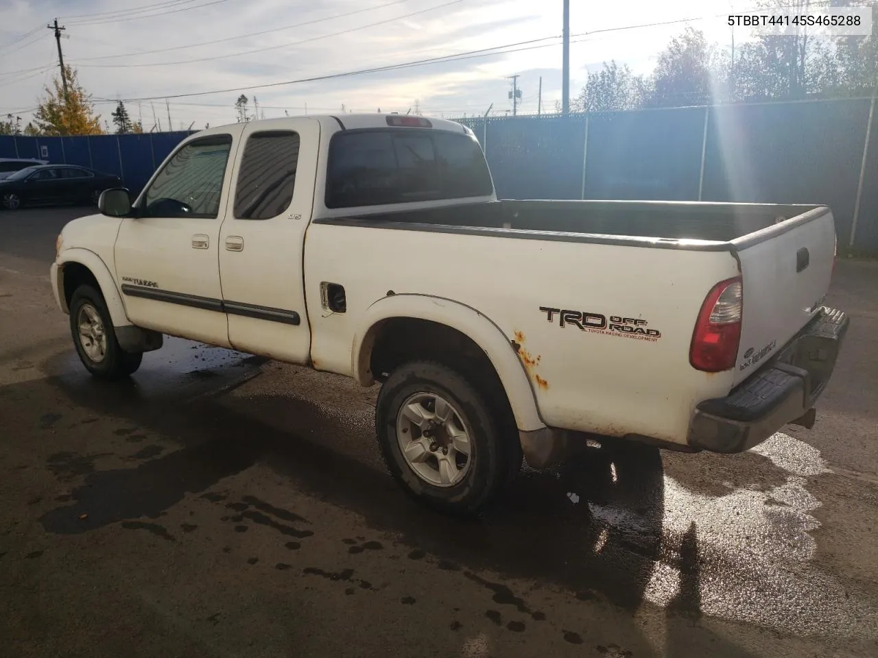 2005 Toyota Tundra Access Cab Sr5 VIN: 5TBBT44145S465288 Lot: 77994864