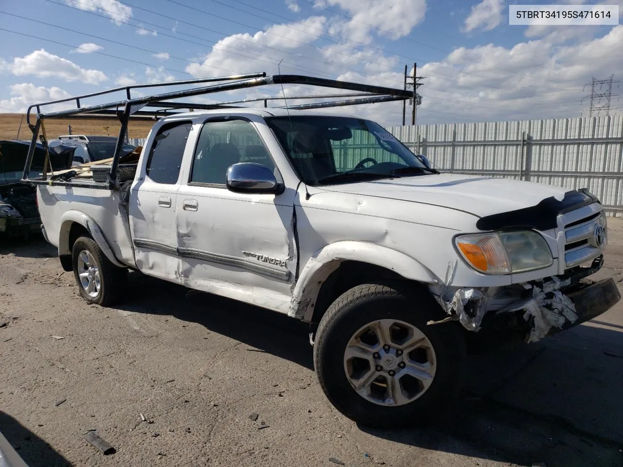 2005 Toyota Tundra Access Cab Sr5 VIN: 5TBRT34195S471614 Lot: 78414114