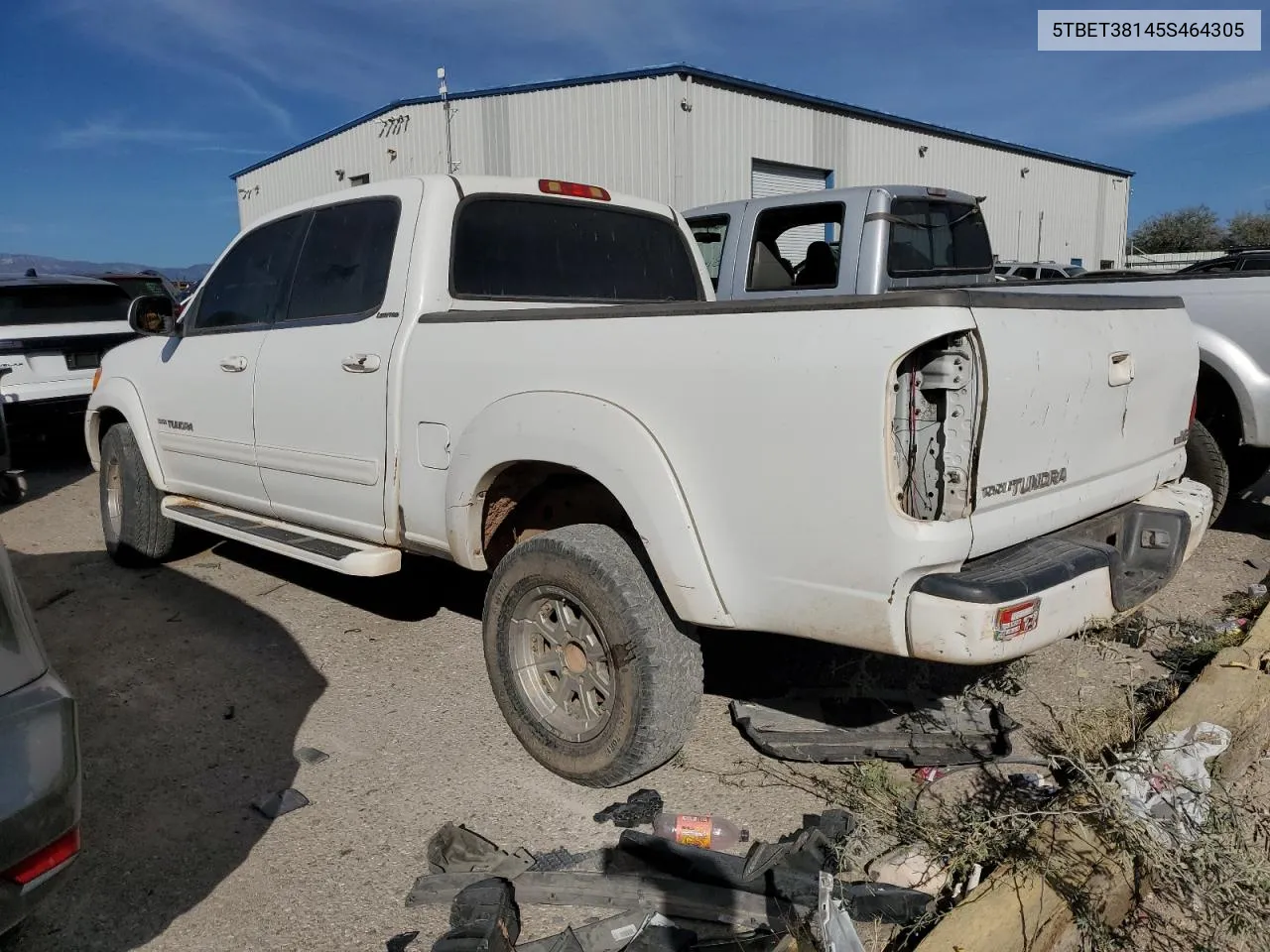 2005 Toyota Tundra Double Cab Limited VIN: 5TBET38145S464305 Lot: 78418104