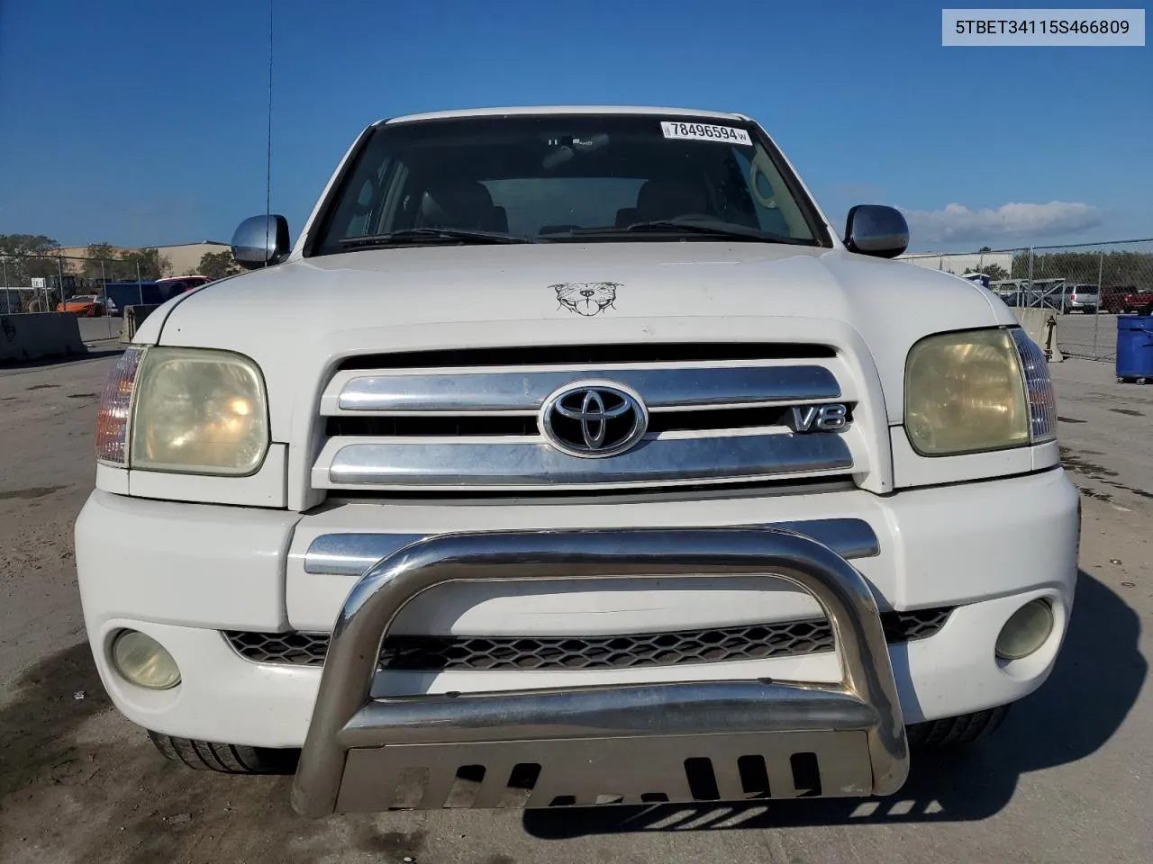 2005 Toyota Tundra Double Cab Sr5 VIN: 5TBET34115S466809 Lot: 78496594