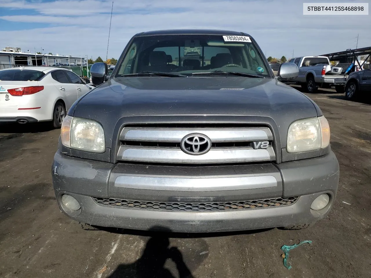 2005 Toyota Tundra Access Cab Sr5 VIN: 5TBBT44125S468898 Lot: 78503494