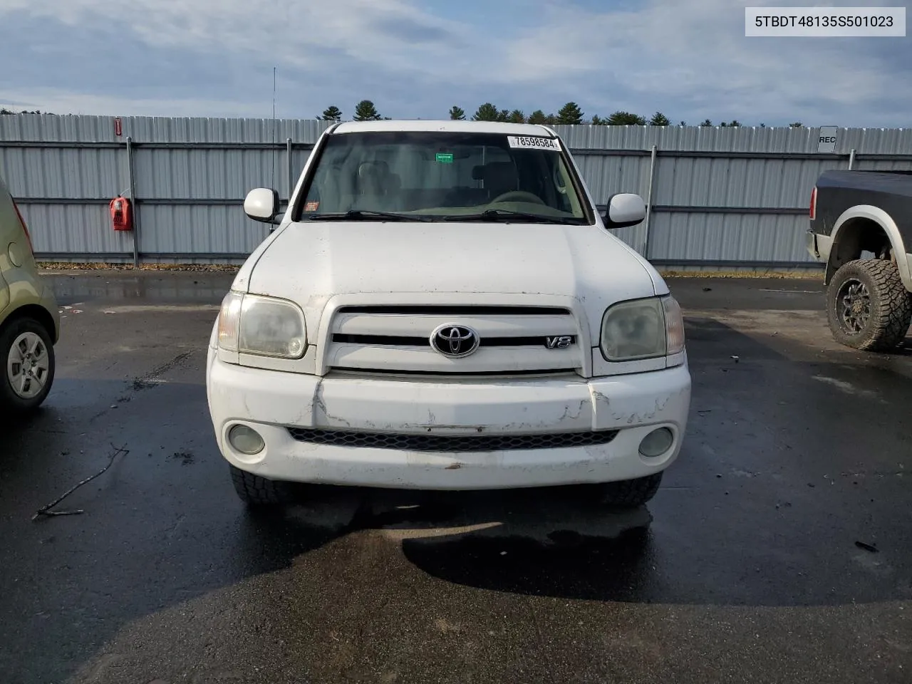 2005 Toyota Tundra Double Cab Limited VIN: 5TBDT48135S501023 Lot: 78598584