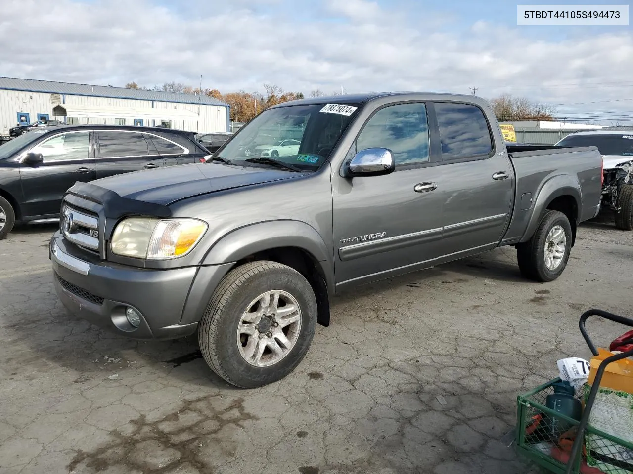 2005 Toyota Tundra Double Cab Sr5 VIN: 5TBDT44105S494473 Lot: 78875074