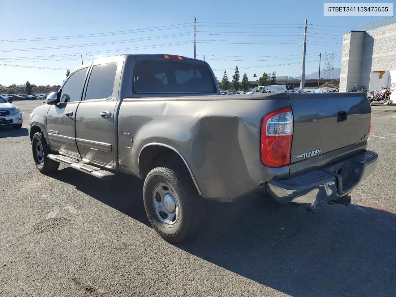 2005 Toyota Tundra Double Cab Sr5 VIN: 5TBET34115S475655 Lot: 79094214