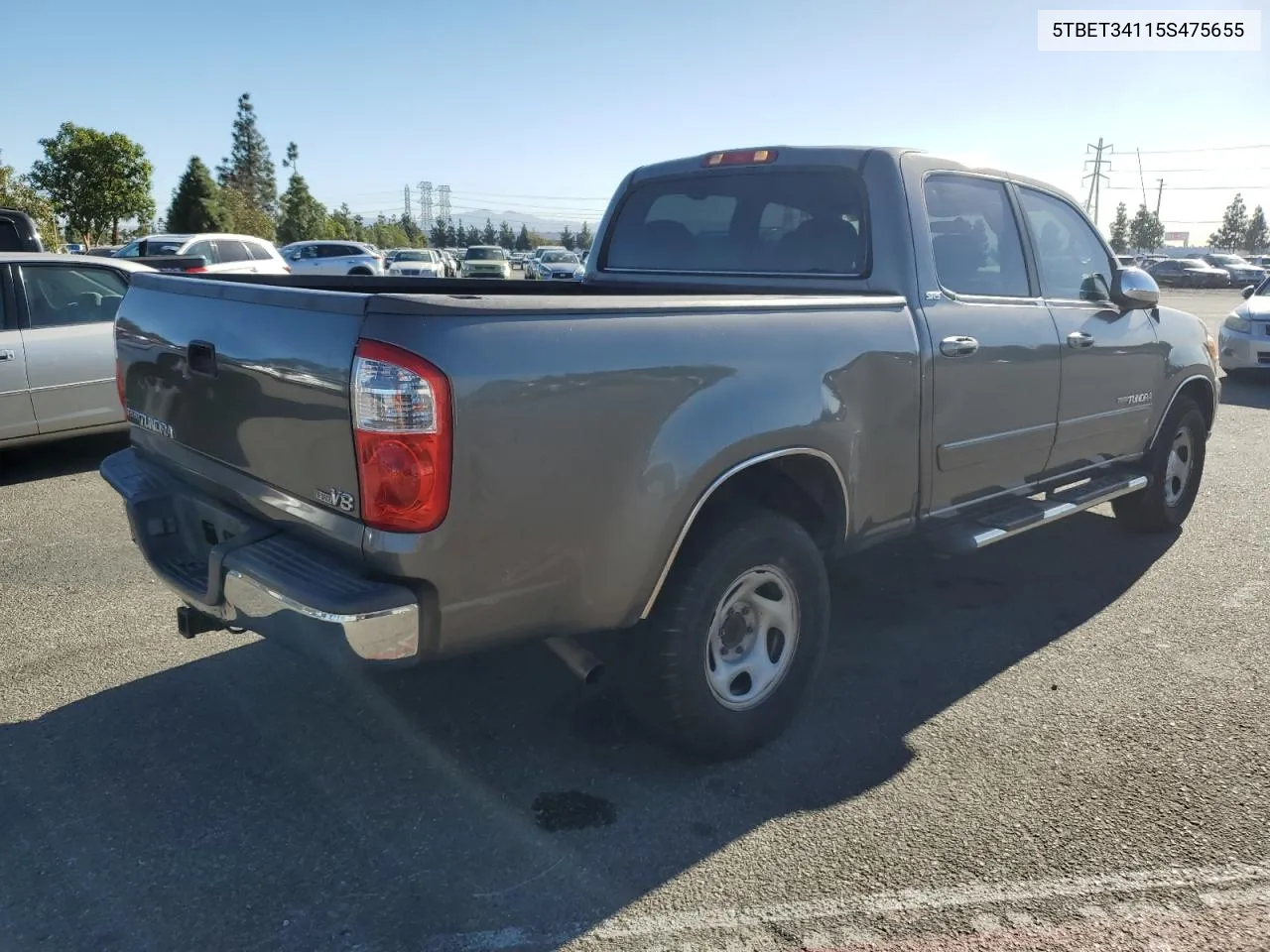 2005 Toyota Tundra Double Cab Sr5 VIN: 5TBET34115S475655 Lot: 79094214