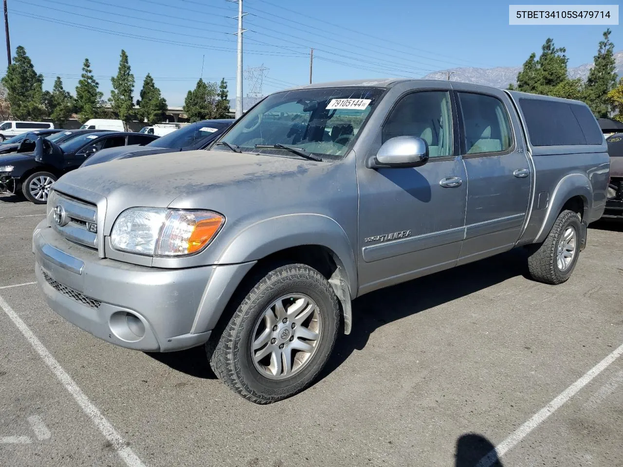 5TBET34105S479714 2005 Toyota Tundra Double Cab Sr5