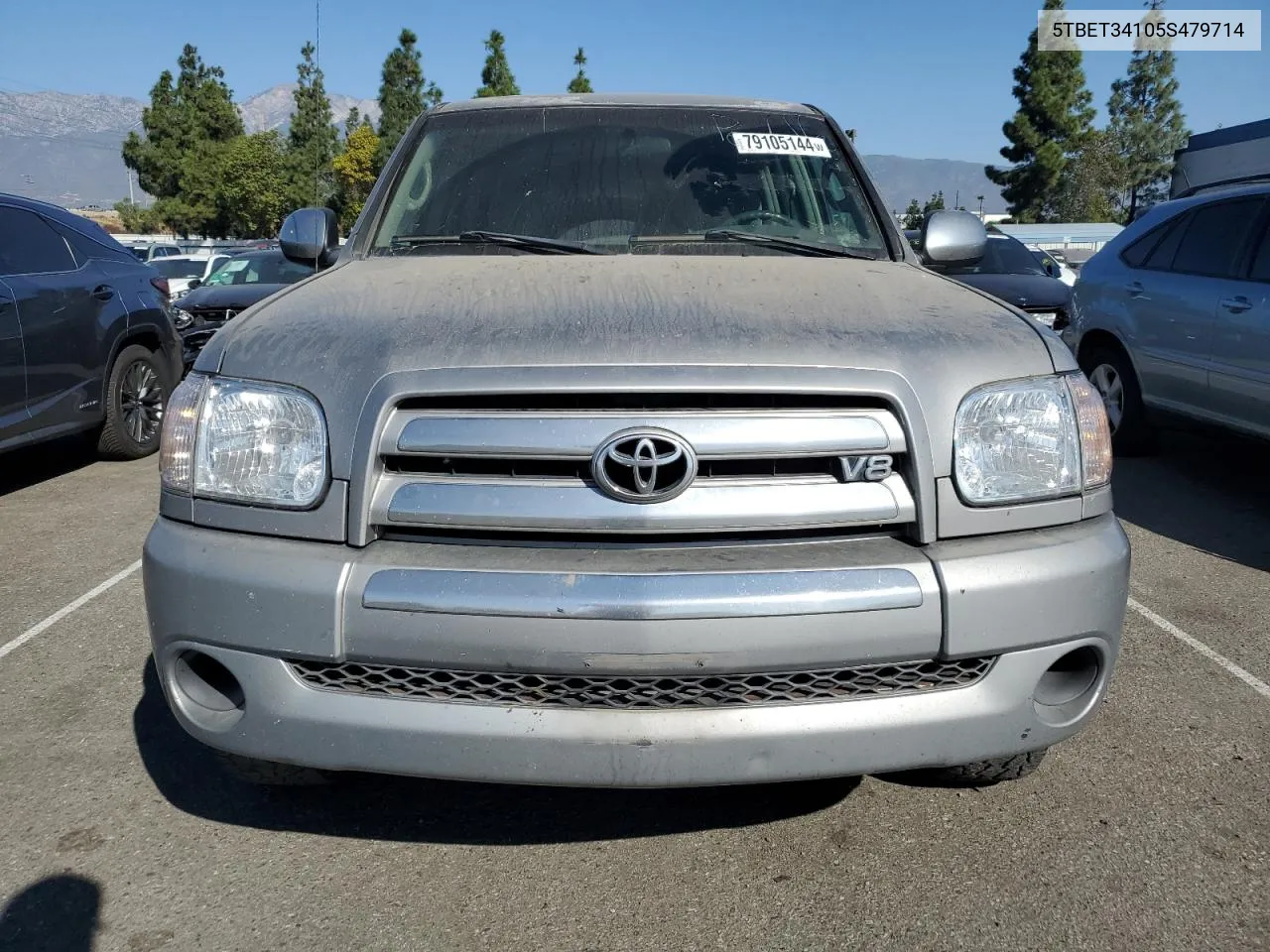 2005 Toyota Tundra Double Cab Sr5 VIN: 5TBET34105S479714 Lot: 79105144