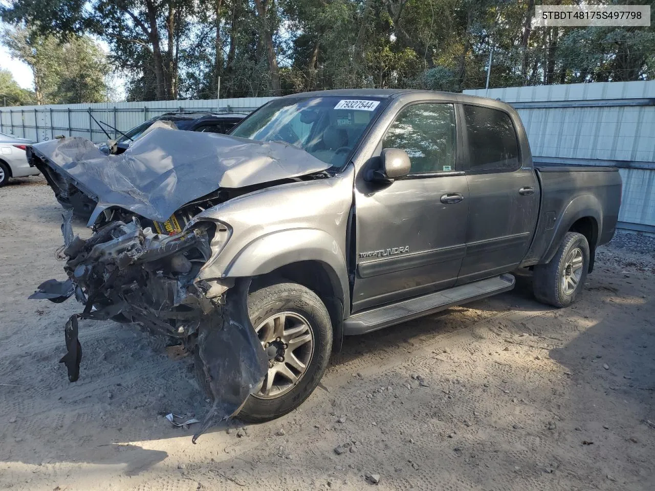 2005 Toyota Tundra Double Cab Limited VIN: 5TBDT48175S497798 Lot: 79327544