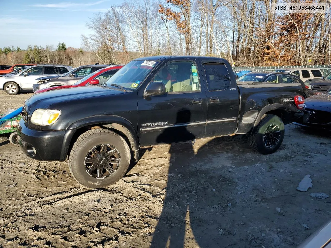 2005 Toyota Tundra Access Cab Limited VIN: 5TBBT48195S468441 Lot: 79400334