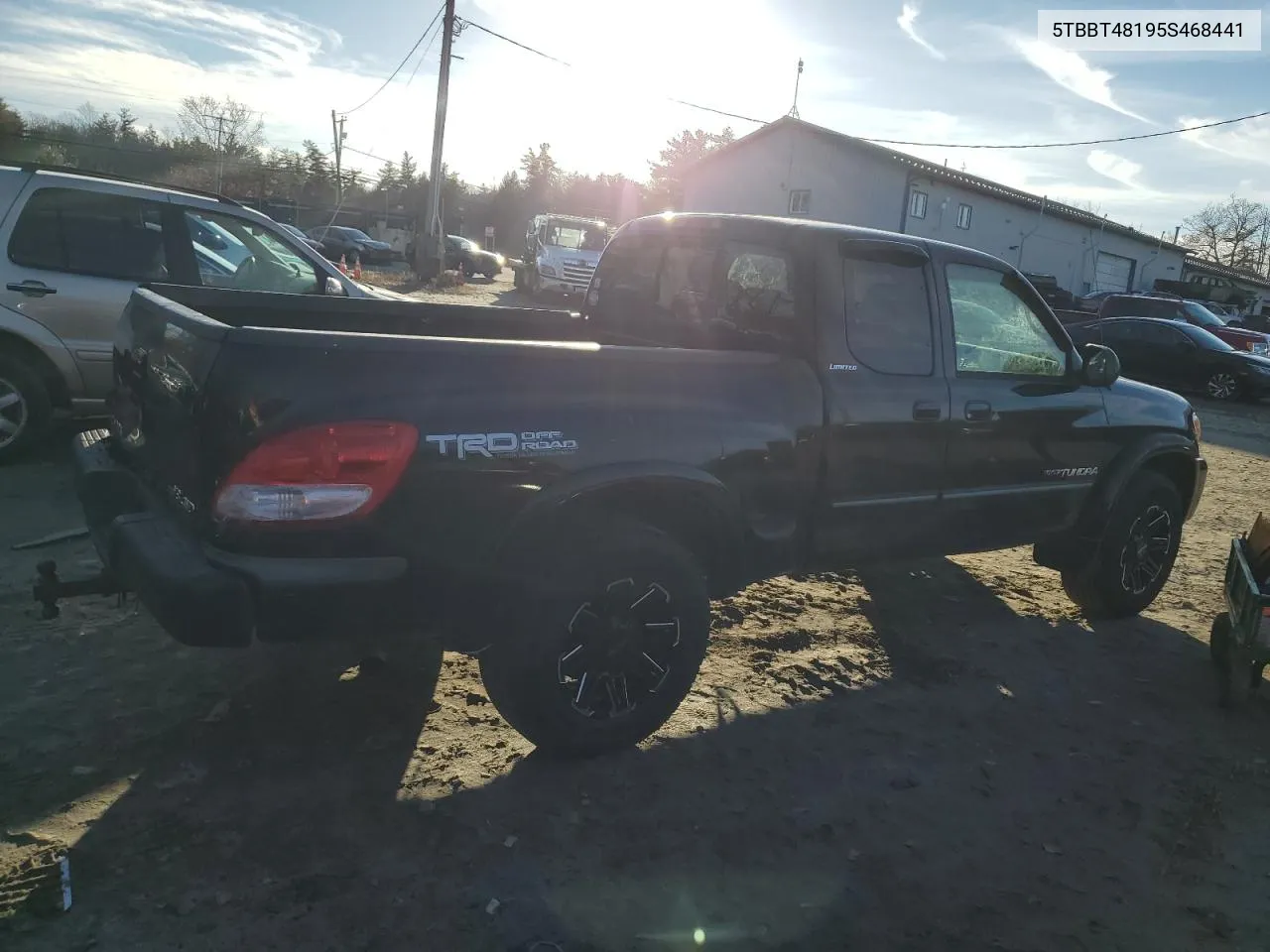 2005 Toyota Tundra Access Cab Limited VIN: 5TBBT48195S468441 Lot: 79400334