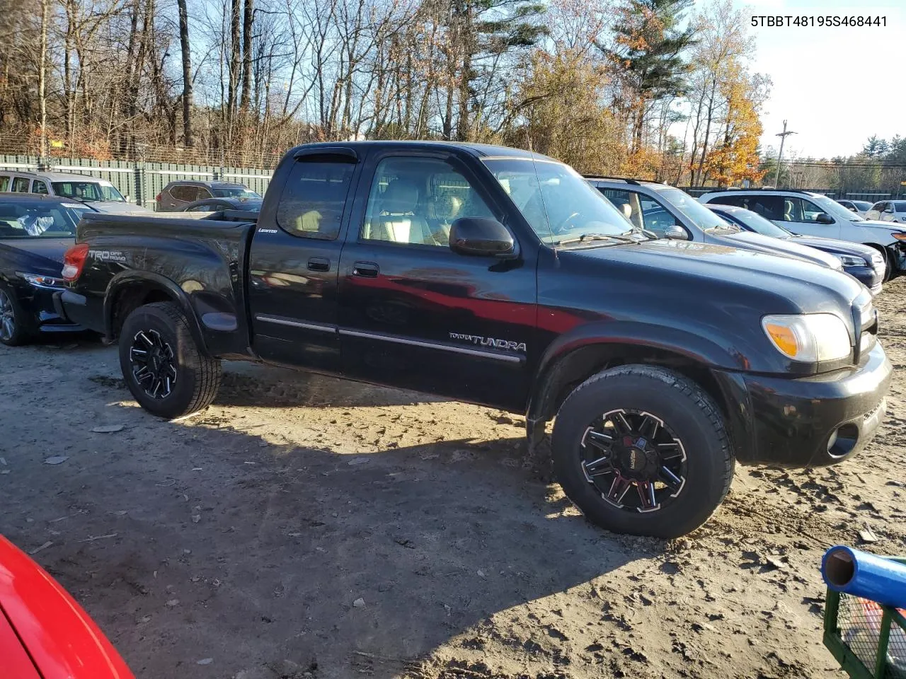 2005 Toyota Tundra Access Cab Limited VIN: 5TBBT48195S468441 Lot: 79400334