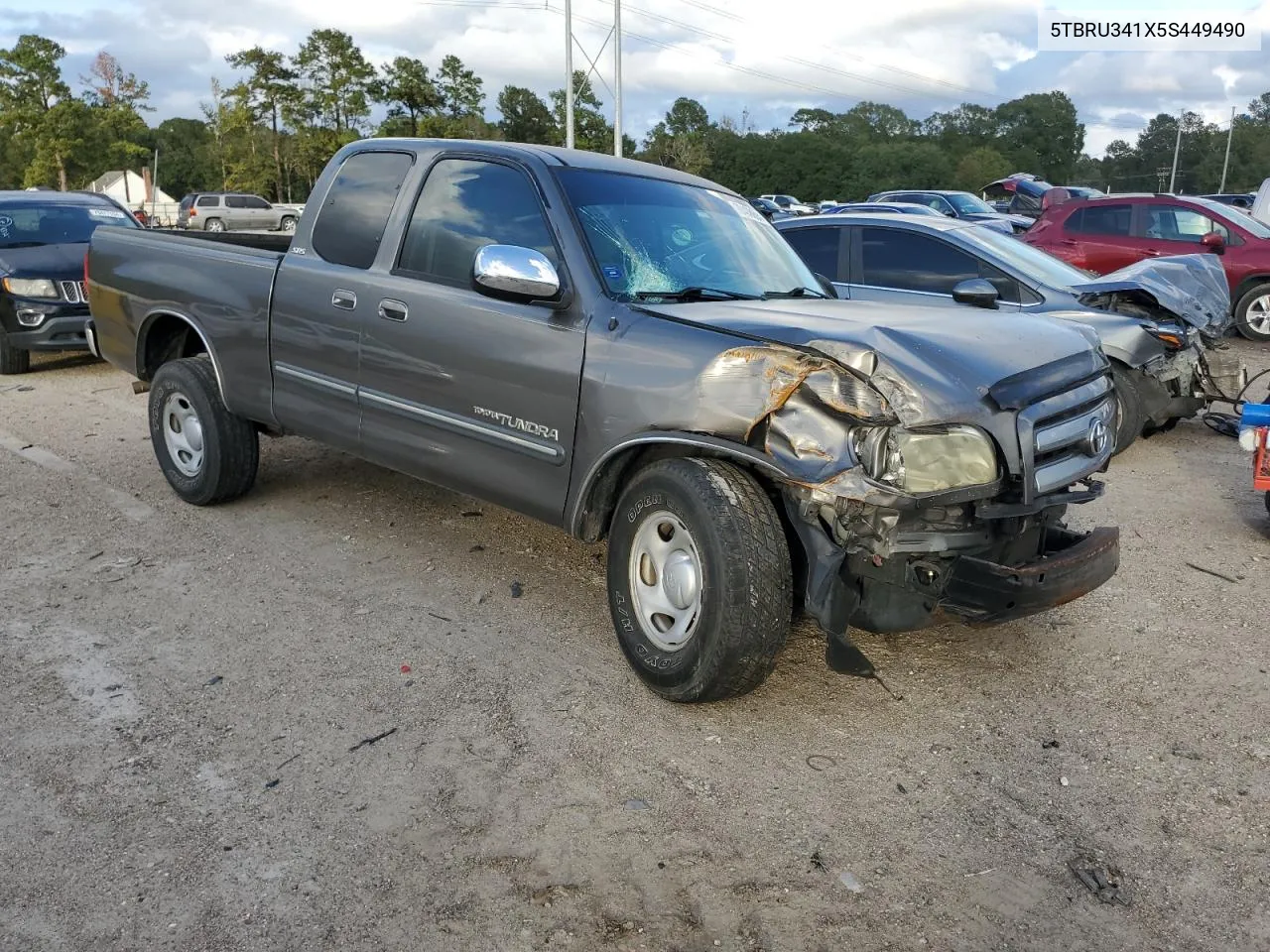 2005 Toyota Tundra Access Cab Sr5 VIN: 5TBRU341X5S449490 Lot: 79408694