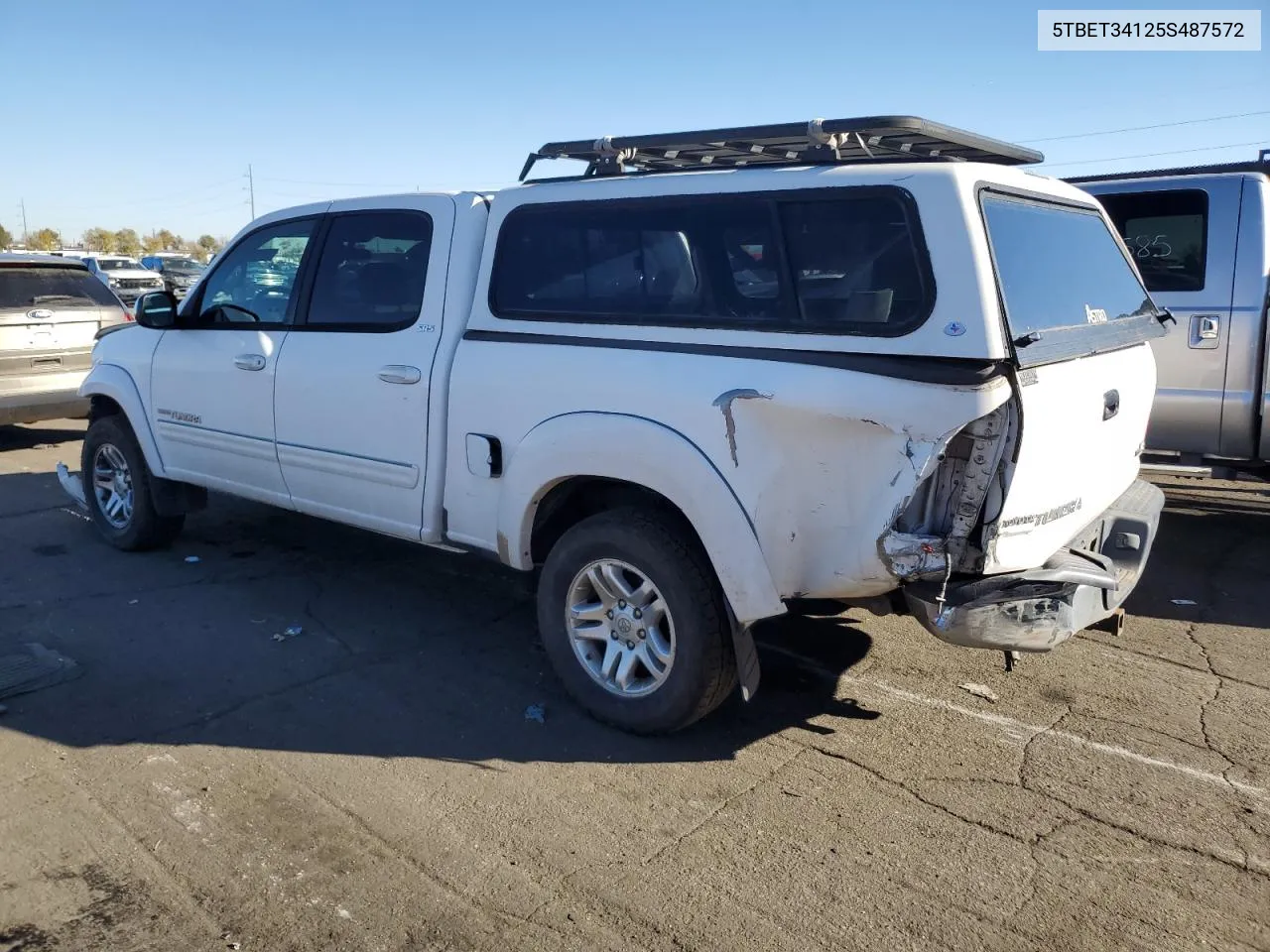 2005 Toyota Tundra Double Cab Sr5 VIN: 5TBET34125S487572 Lot: 80129514