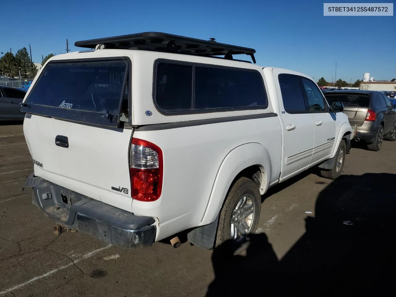 2005 Toyota Tundra Double Cab Sr5 VIN: 5TBET34125S487572 Lot: 80129514